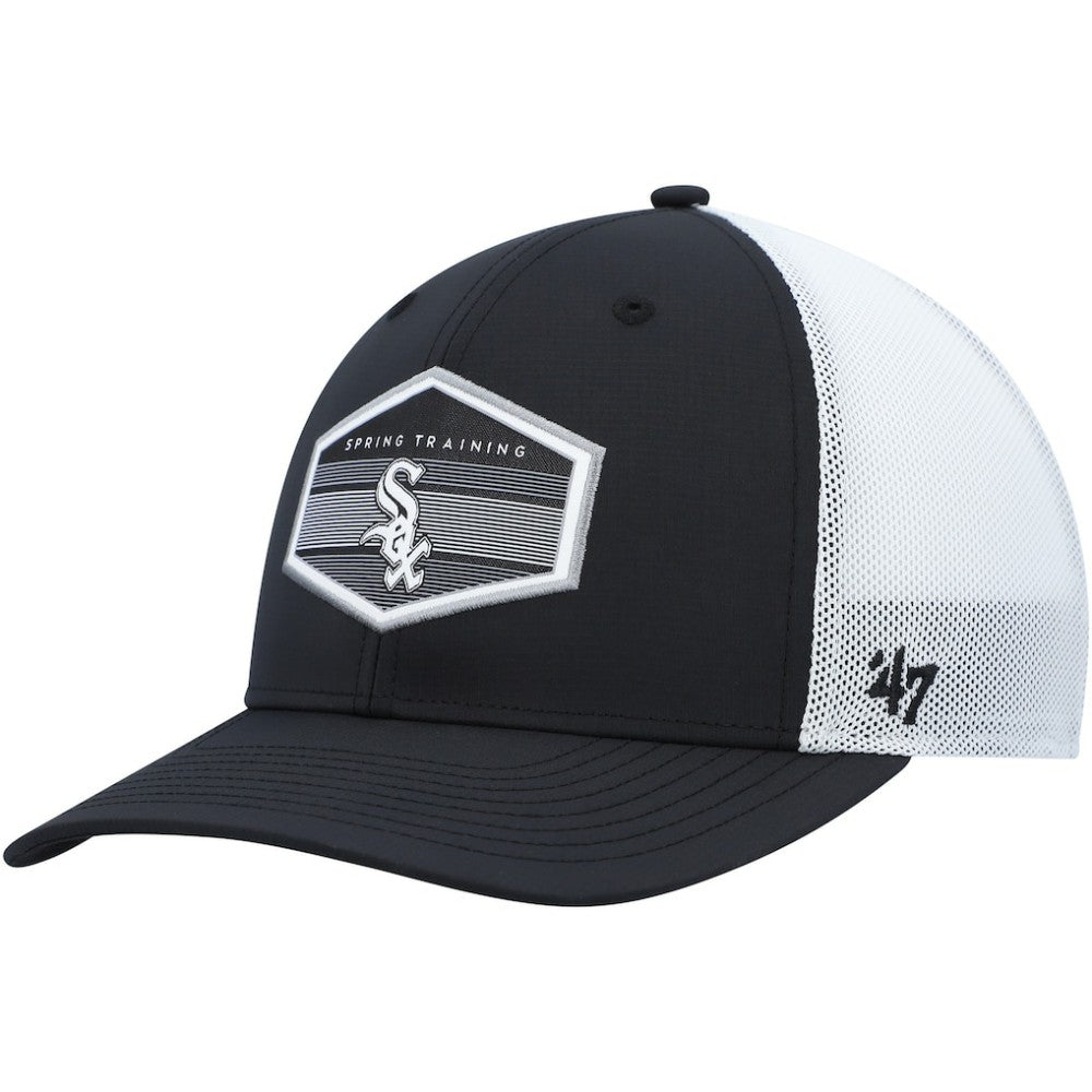 Chicago White Sox Spring Training Burgess Trucker Adjustable Hat Black/White