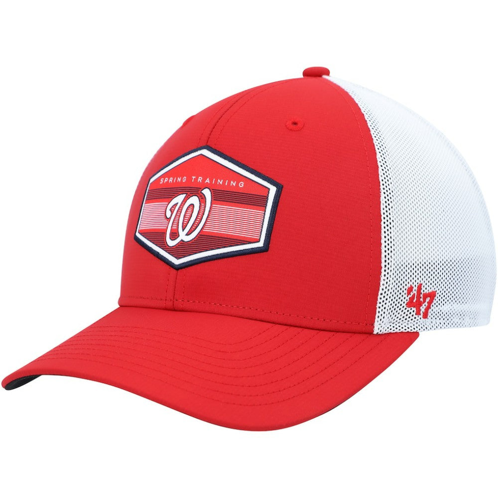 Washington Nationals Spring Training Burgess Trucker Adjustable Hat Red/White