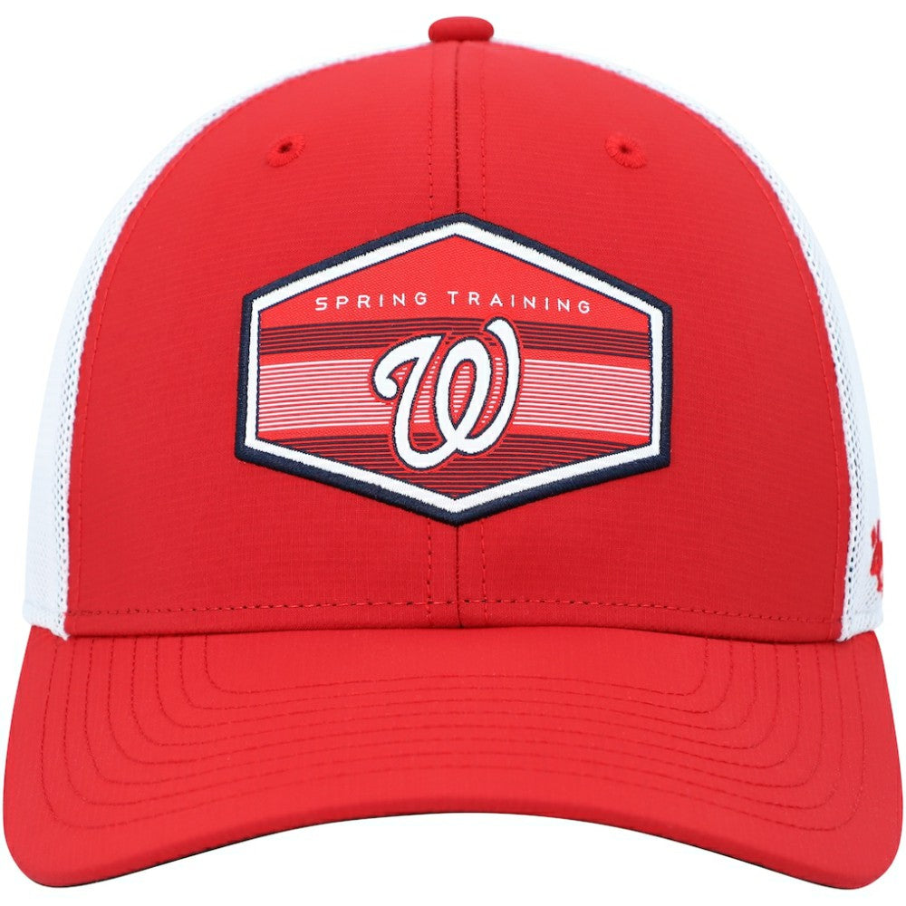 Washington Nationals Spring Training Burgess Trucker Adjustable Hat Red/White