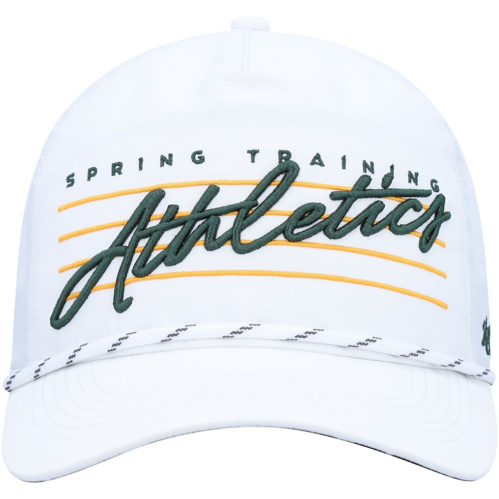 Athletics Downburst Hitch Snapback Hat White