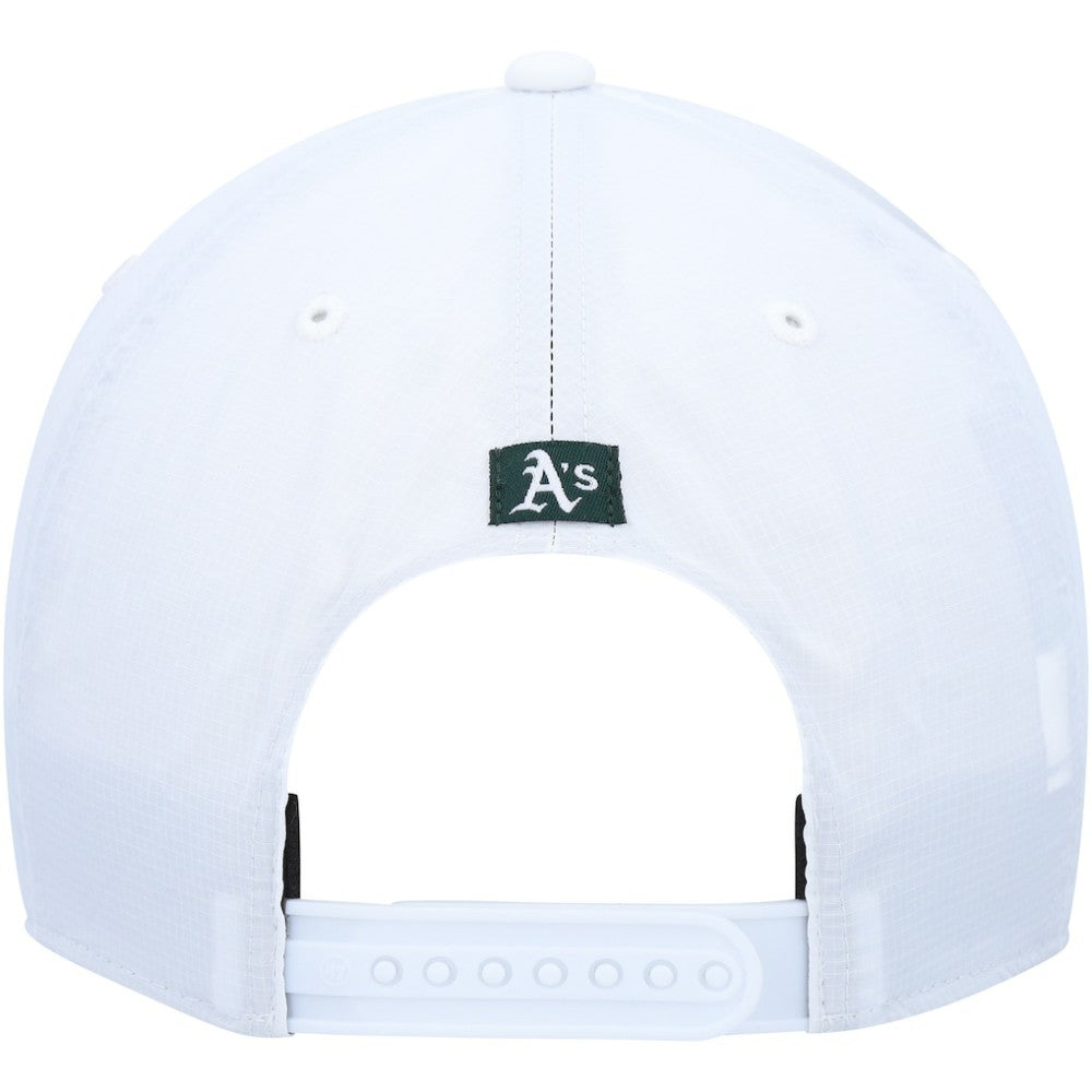 Athletics Downburst Hitch Snapback Hat White