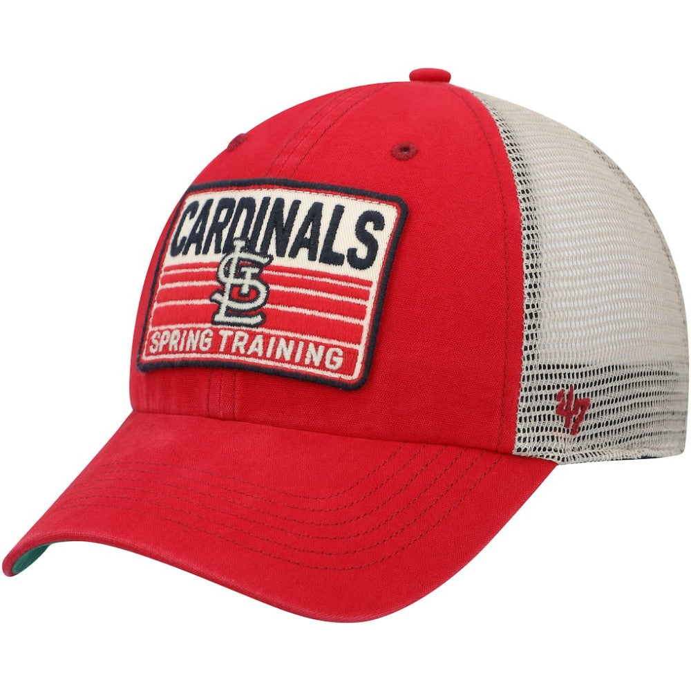 St. Louis Cardinals Four Stroke Clean Up Trucker Snapback Hat Red/Tan