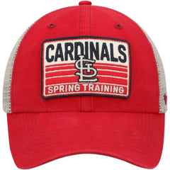 St. Louis Cardinals Four Stroke Clean Up Trucker Snapback Hat Red/Tan
