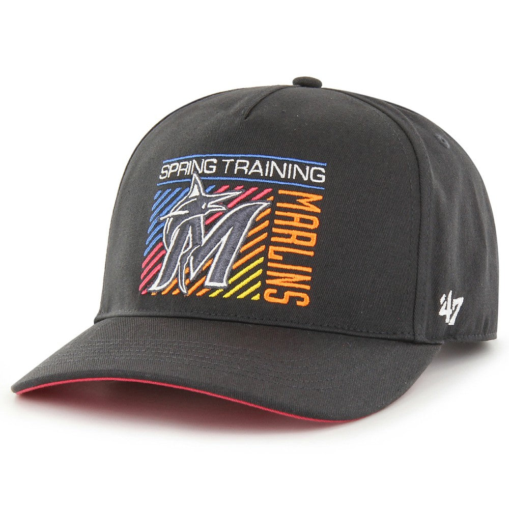 Miami Marlins 2023 Spring Training Reflex Hitch Snapback Hat Charcoal