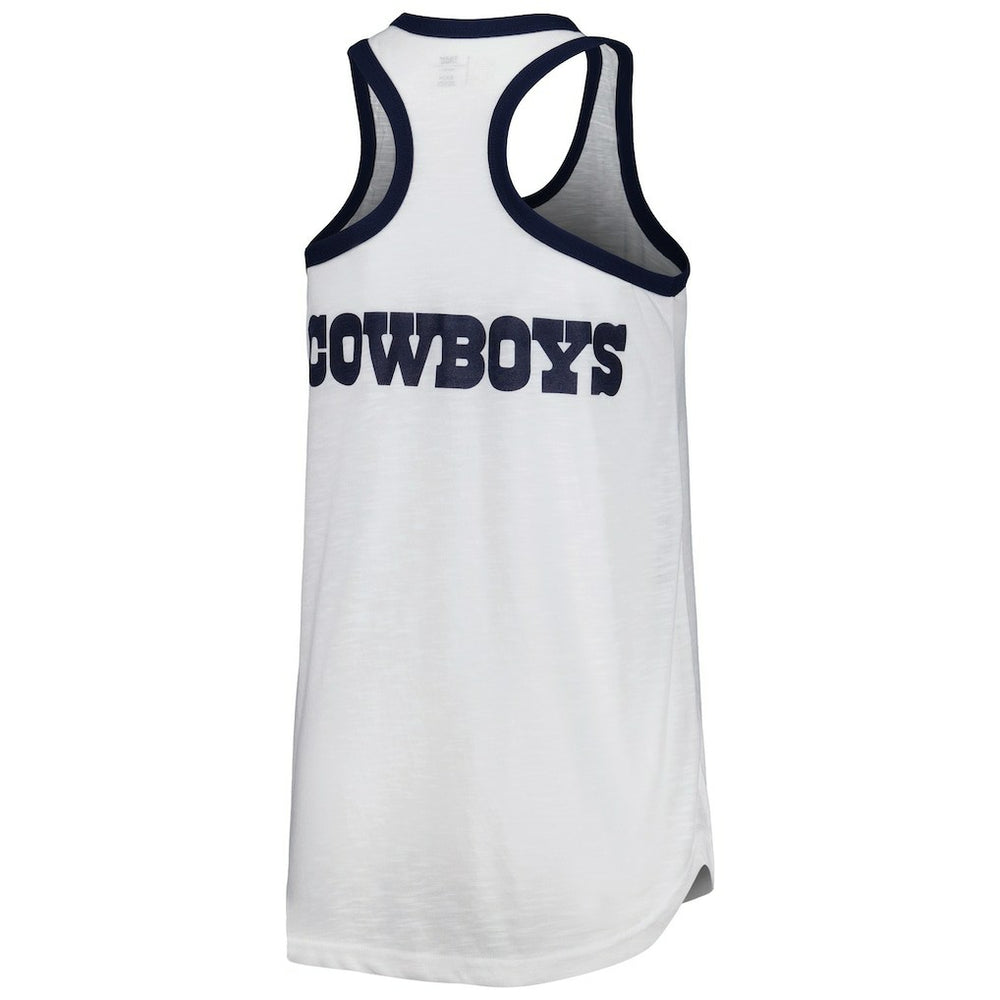 Dallas Cowboys G-III 4Her by Carl Banks Women's Tater Tank Top - White on sale
