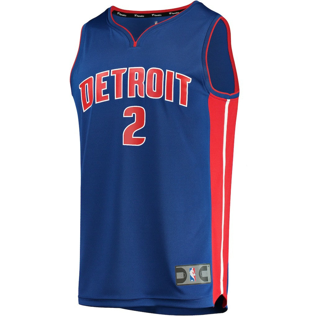 Cade Cunningham Detroit Pistons Fast Break Replica Jersey sale - Icon Editi- Blue on sale