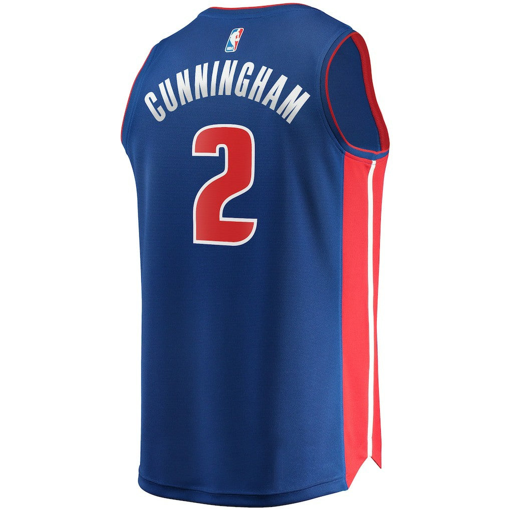 Cade Cunningham Detroit Pistons Fast Break Replica Jersey sale - Icon Editi- Blue on sale