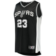 Zach Collins San Antonio Spurs Fast Break Replica Jersey - Icon Edition - Black sale
