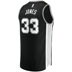 Tre Jones San Antonio Spurs Fast Break Replica Jersey - Icon Edition - Black on sale