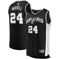 Devin Vassell San Antonio Spurs Fast Break Replica Jersey - Icon Edition - Black sale