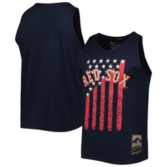 Boston Red Sox Cooperstown Collection Stars and Stripes Tank Top Navy