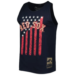 Boston Red Sox Cooperstown Collection Stars and Stripes Tank Top Navy