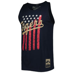 Detroit Tigers Cooperstown Collection Stars and Stripes Tank Top Navy