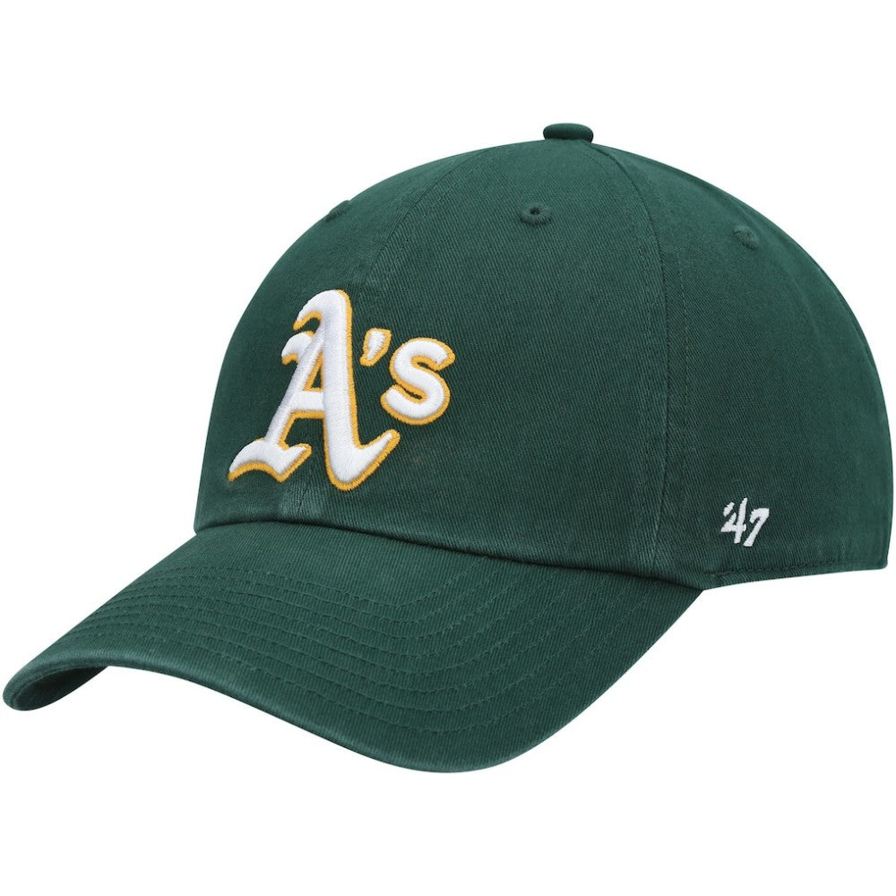 Athletics Clean Up Adjustable Hat Green