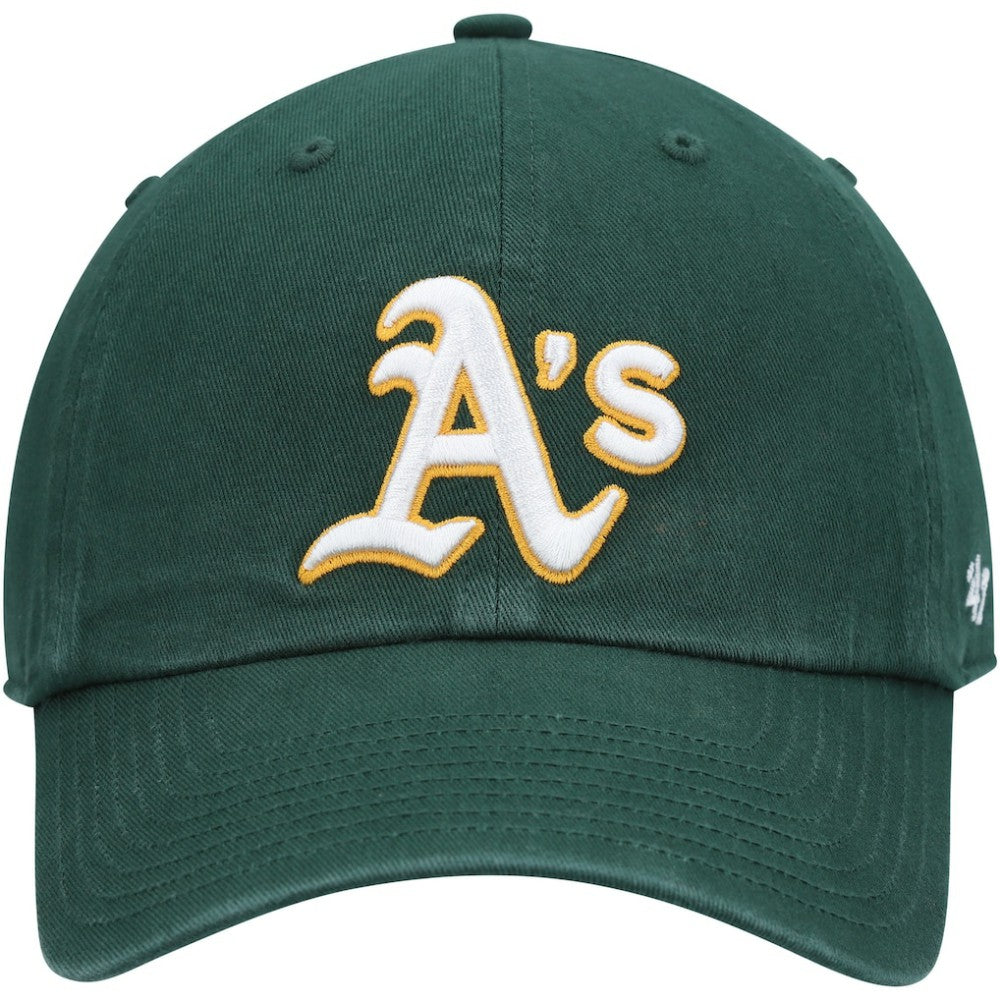 Athletics Clean Up Adjustable Hat Green