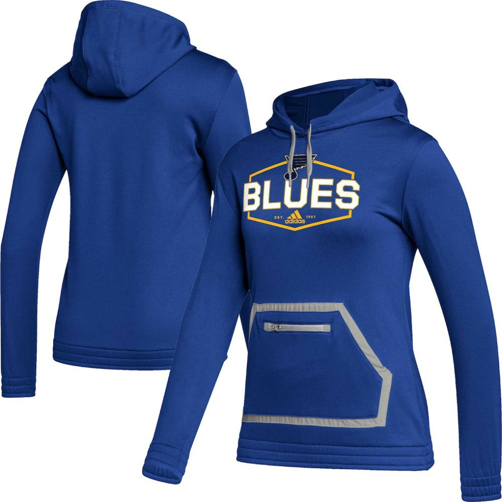 St. Louis Blues adidas Women's Team Pullover Hoodie - Blue Hoodies
