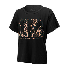 Joe Burrow Cincinnati Bengals Majestic Threads Women's Leopard Player Name & Number T-Shirt - Black cheap
