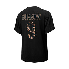 Joe Burrow Cincinnati Bengals Majestic Threads Women's Leopard Player Name & Number T-Shirt - Black cheap