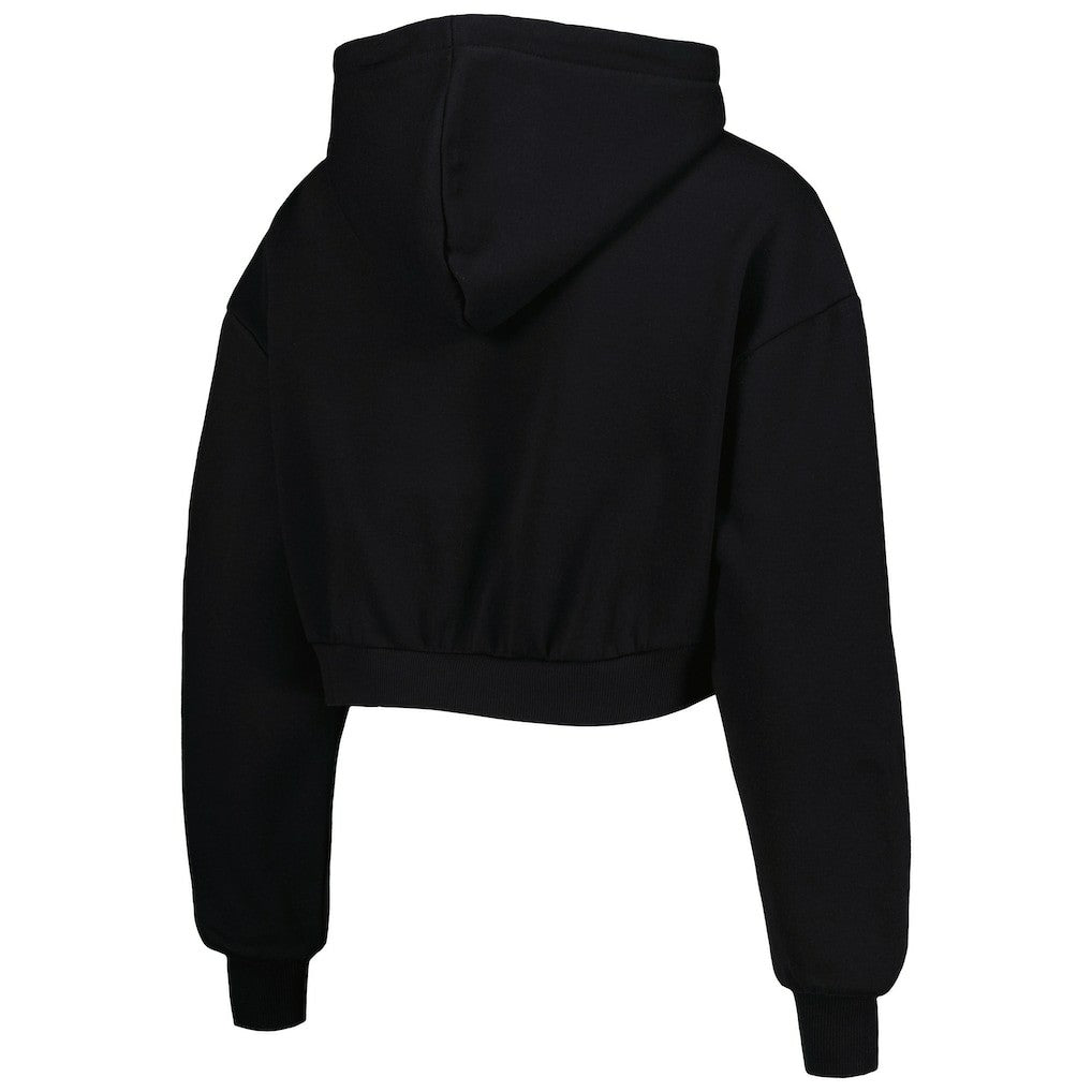 Arizona Cardinals The Wild Collective Women's Cropped Pullover Hoodie - Black sale