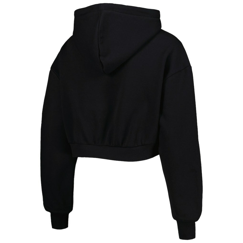 Arizona Cardinals The Wild Collective Women's Cropped Pullover Hoodie - Black sale