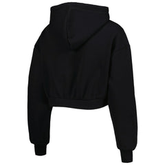 Arizona Cardinals The Wild Collective Women's Cropped Pullover Hoodie - Black sale
