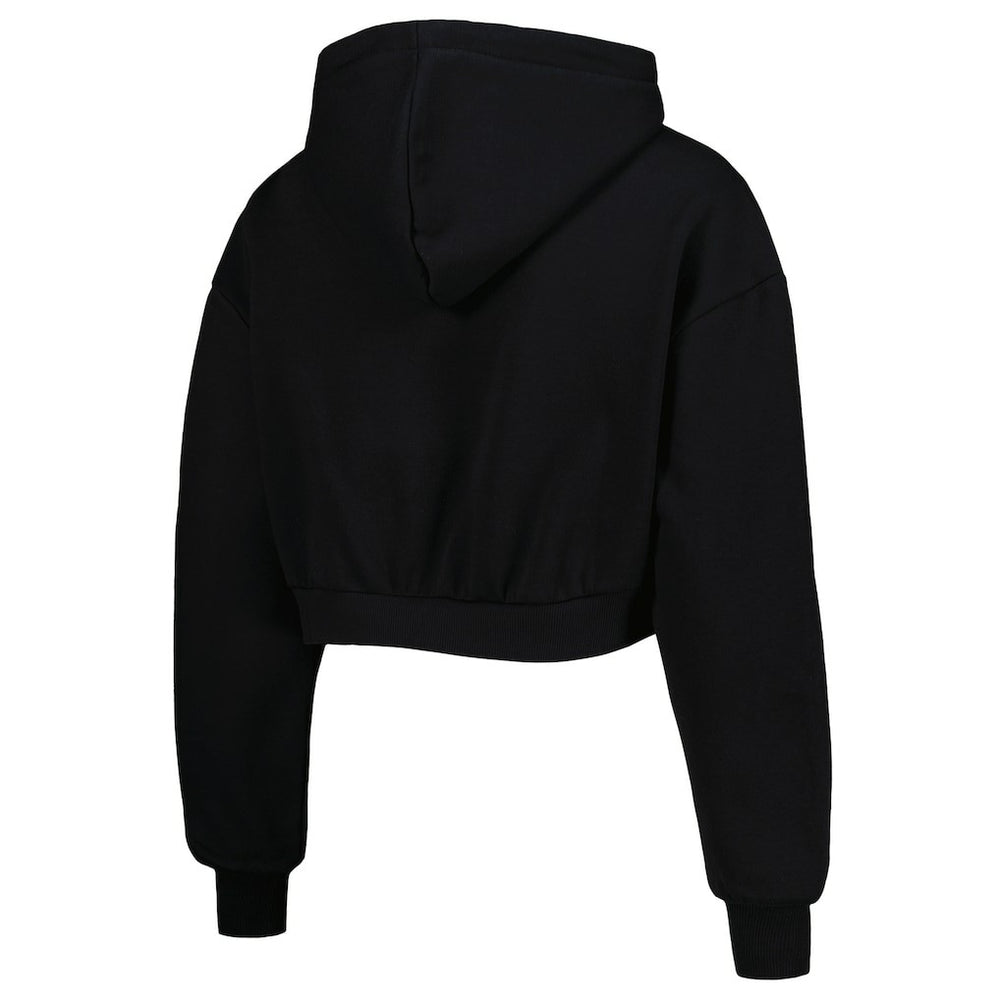 Baltimore Ravens The Wild Collective Women's Cropped Pullover Hoodie - Black sale