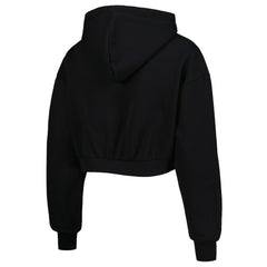 Baltimore Ravens The Wild Collective Women's Cropped Pullover Hoodie - Black sale