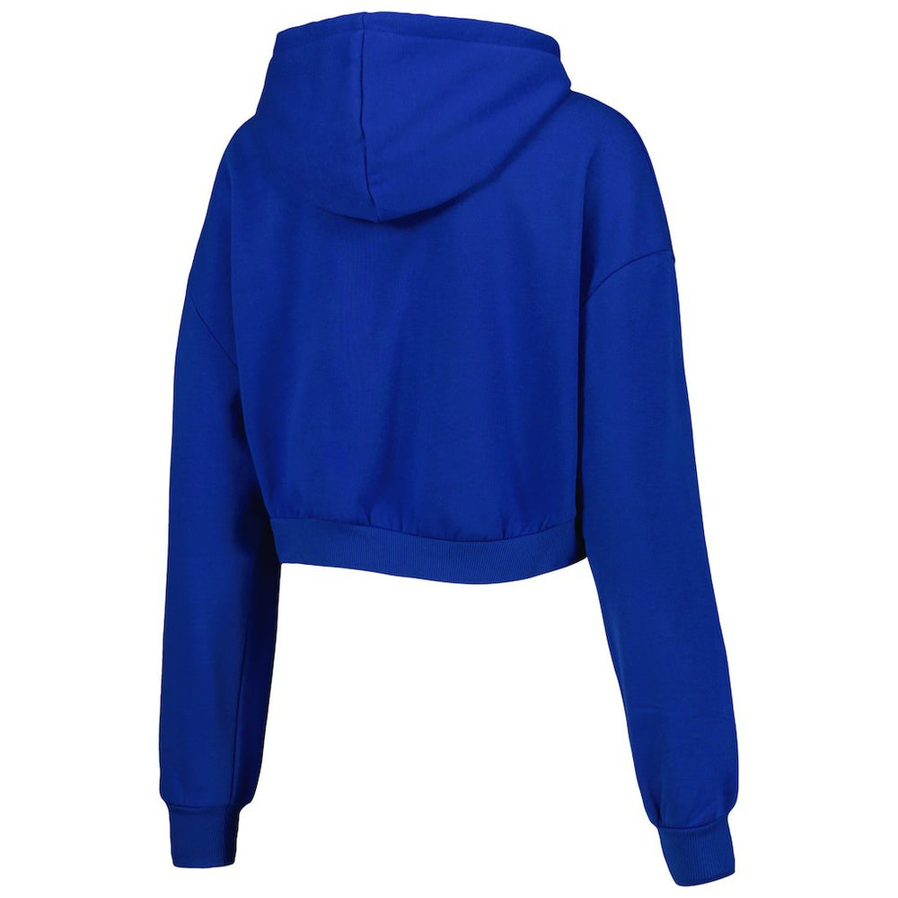 Buffalo Bills The Wild Collective Women's Cropped Pullover Hoodie - Royal outlet