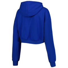 Buffalo Bills The Wild Collective Women's Cropped Pullover Hoodie - Royal outlet
