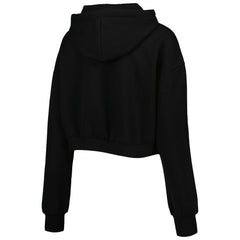 Cleveland Browns The Wild Collective Women's Cropped Pullover Hoodie - Black on sale
