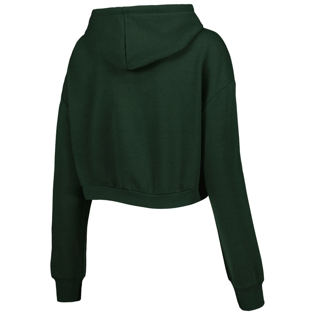 Green Bay Packers The Wild Collective Women's Cropped Pullover Hoodie - Green discount