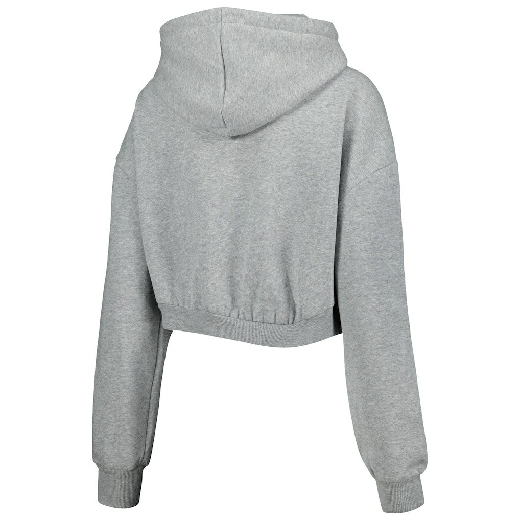 Indianapolis Colts The Wild Collective Women's Cropped Pullover Hoodie - Gray sale