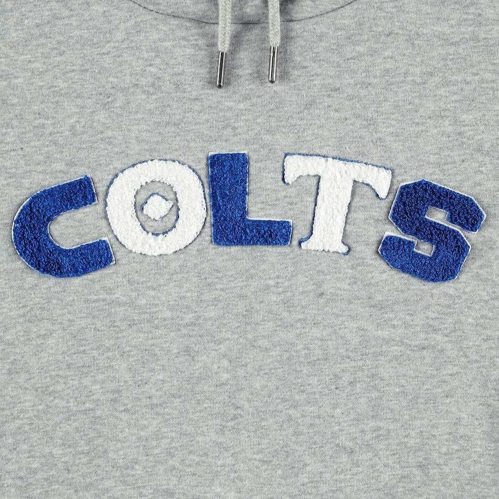 Indianapolis Colts The Wild Collective Women's Cropped Pullover Hoodie - Gray sale