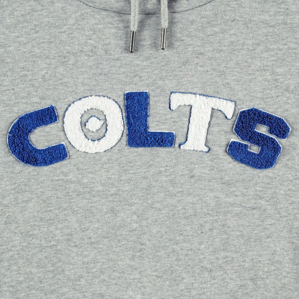 Indianapolis Colts The Wild Collective Women's Cropped Pullover Hoodie - Gray sale