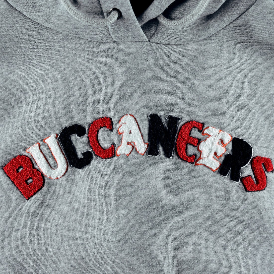 Tampa Bay Buccaneers The Wild Collective Women's Cropped Pullover Hoodie - Gray cheap