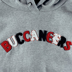 Tampa Bay Buccaneers The Wild Collective Women's Cropped Pullover Hoodie - Gray cheap