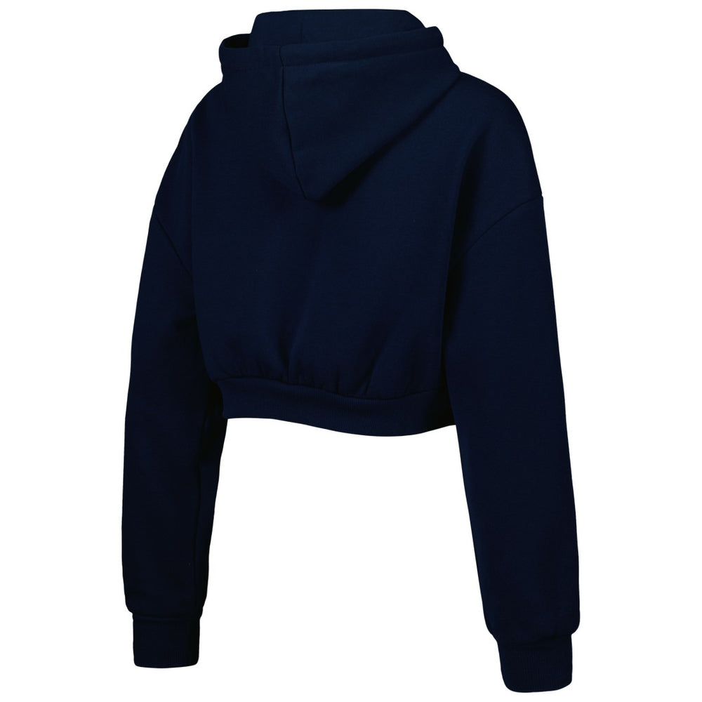 Tennessee Titans The Wild Collective Women's Cropped Pullover Hoodie - Navy for sale