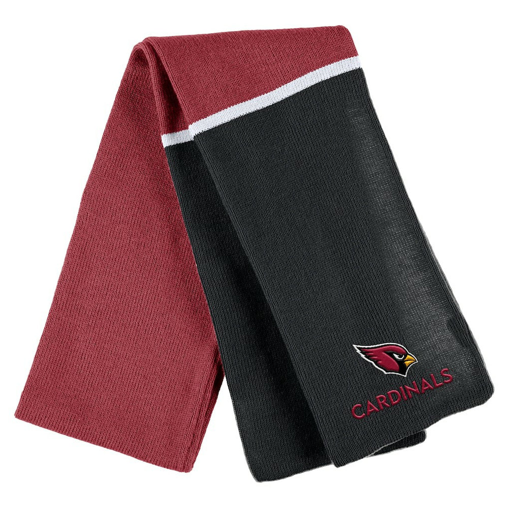 Arizona Cardinals WEAR by Erin Andrews Women's Colorblock Cuffed Knit Hat with Pom and Scarf Set - Cardinal sale