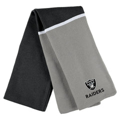 Las Vegas Raiders WEAR by Erin Andrews Women's Colorblock Cuffed Knit Hat with Pom and Scarf Set - Black sale