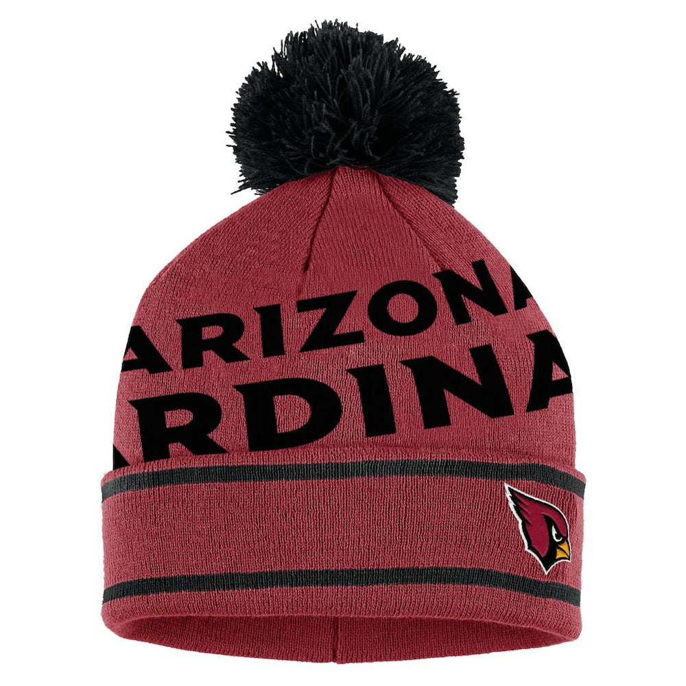Arizona Cardinals WEAR by Erin Andrews Women's Double Jacquard Cuffed Knit Hat with Pom and Gloves Set - Cardinal on sale