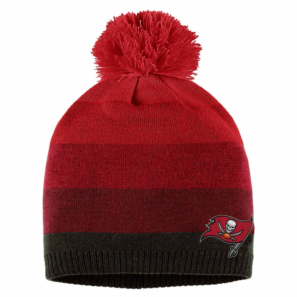 Tampa Bay Buccaneers WEAR by Erin Andrews Women's Ombre Pom Knit Hat and Scarf Set - Red cheap