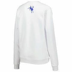 Indianapolis Colts The Wild Collective Women's Cheer V-Neck Fleece Pullover Sweatshirt - White online