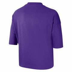 Los Angeles Lakers Women's Essential Boxy T-Shirt - Purple shop