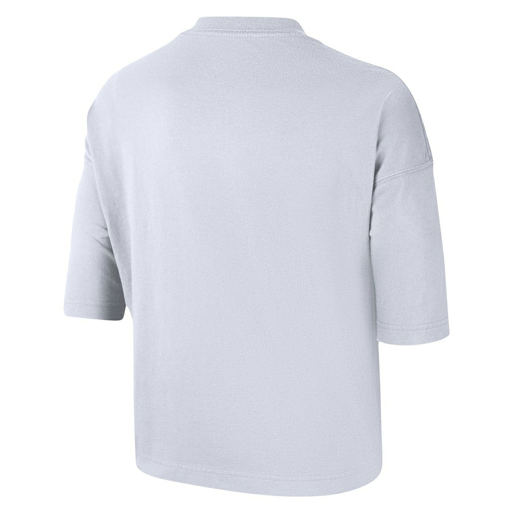 Brooklyn Nets Women's Essential Boxy T-Shirt - White sale