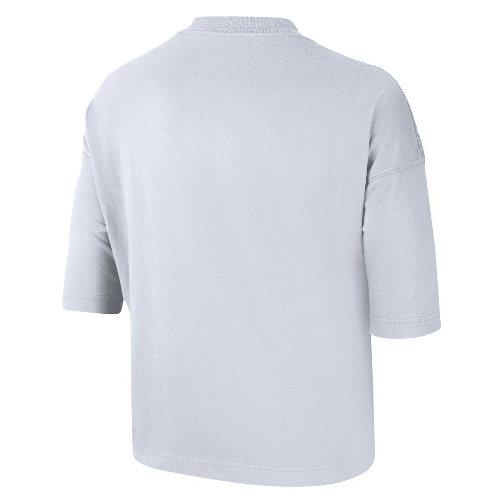 Brooklyn Nets Women's Essential Boxy T-Shirt - White sale