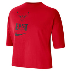 Chicago Bulls Women's Essential Boxy T-Shirt sale - Red cheap