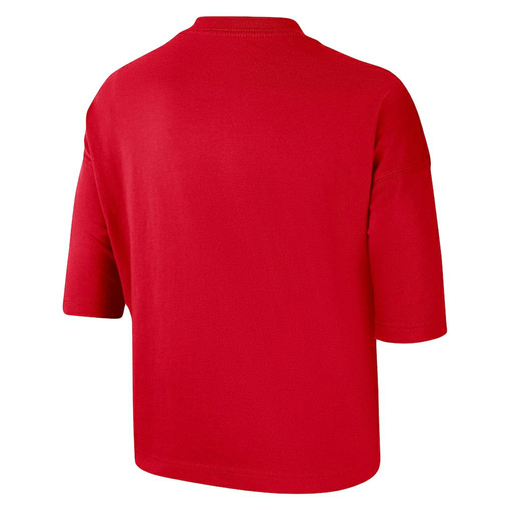 Chicago Bulls Women's Essential Boxy T-Shirt sale - Red cheap