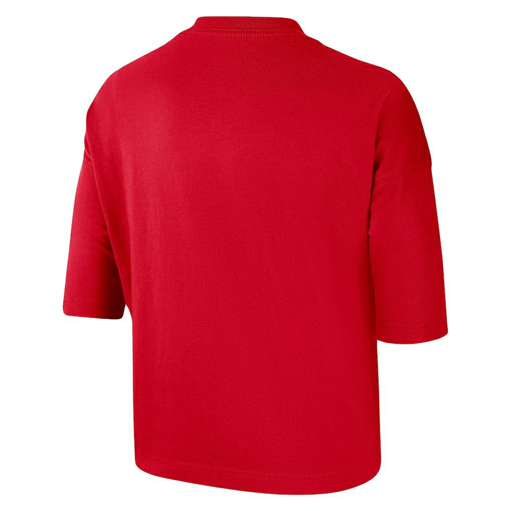 Chicago Bulls Women's Essential Boxy T-Shirt sale - Red cheap