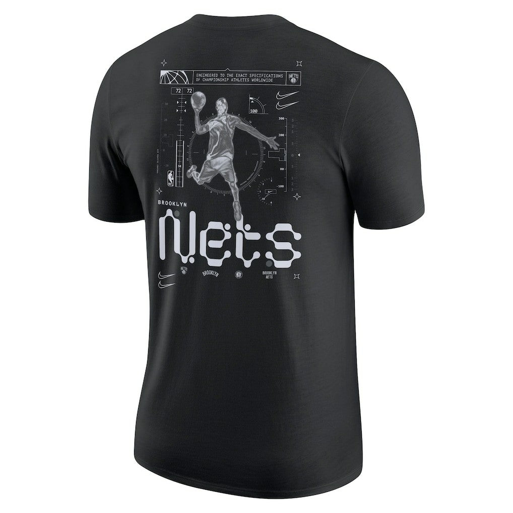 Brooklyn Nets Courtside Air Traffic Control Max90 T-Shirt - Black online