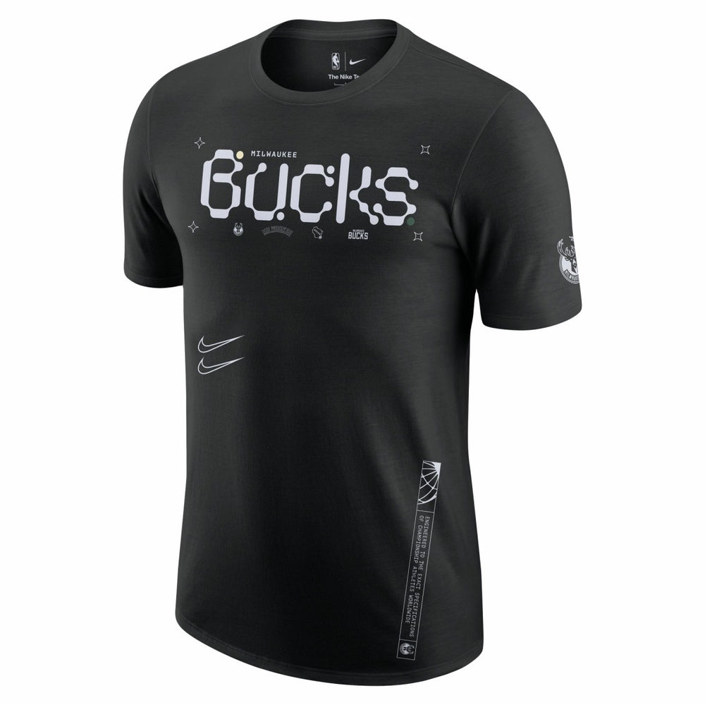 Milwaukee Bucks Courtside Air Traffic Control Max90 T-Shirt - Black discount